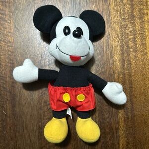 1988 Vintage Disney Mickey Mouse Plush Doll